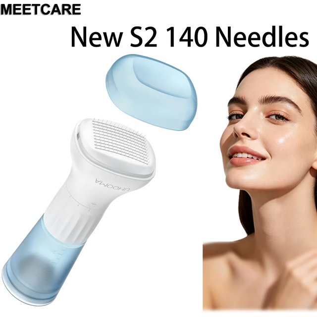 140 Derma Stamp Adjust Titanium Needle Microneedle Dermastamp For LIP BOOST Hair Face Scalp Beard Beauty Skin Care Tool 0.2mm