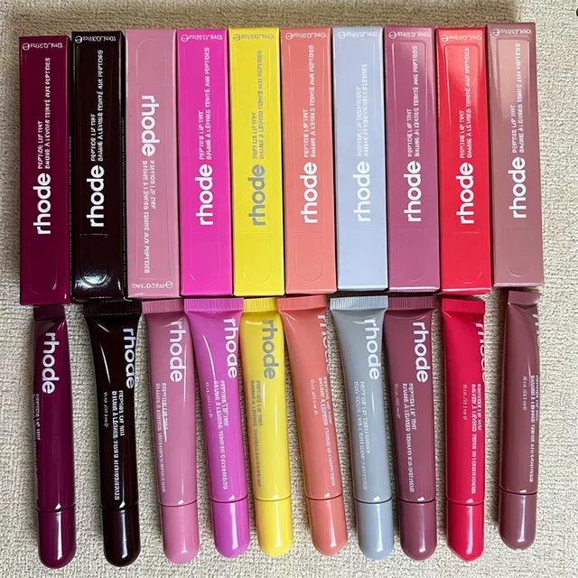 Rhode Skin Spring Lip Gloss Baume à lèvres lissant, anti-rides, longue tenue, nourrissant, pour le soin quotidien des femmes, maquillage hydratant, blush pour fille