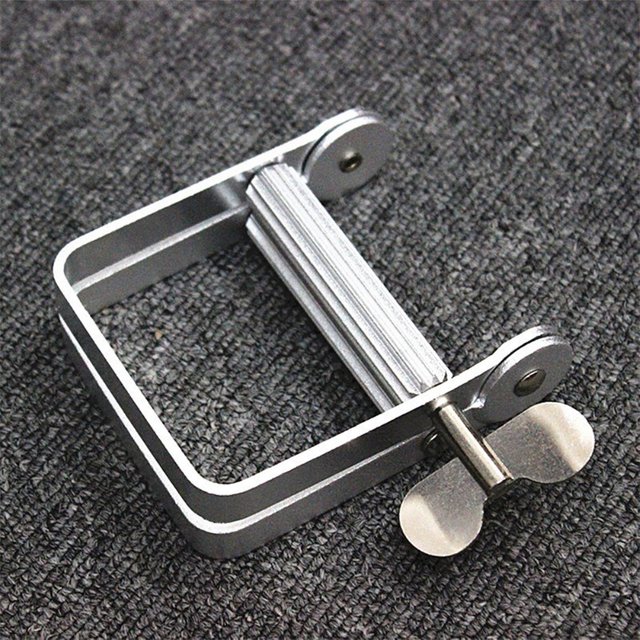 1PC Metal Toothpaste Dispenser Tube Squeezer Lazy Bathroom Tool for Hair Dye Cosmetic Paint Squeezer Tube Tightener