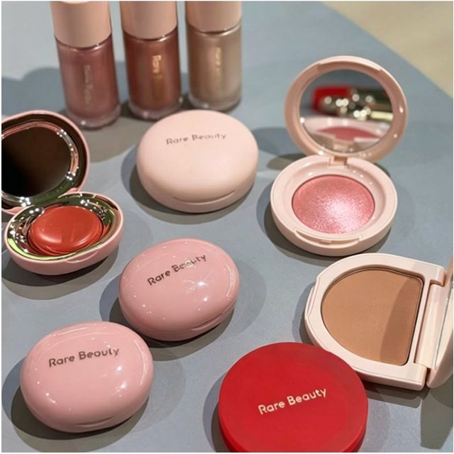 Rare Beauty Liquid Highlighter Powder Highlighter Blush Shimmer Waterproof Makeup Bouncy Cushiony Cream Blush Lip Gloss Cosmetic