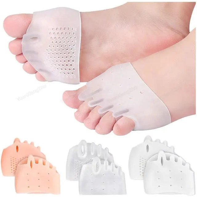 Forefoot Pads Shoe Pad Silicone Insoles Orthopedic Comfortable Shoe Insoles Women Toe separator Foot Care Products Pain Relief