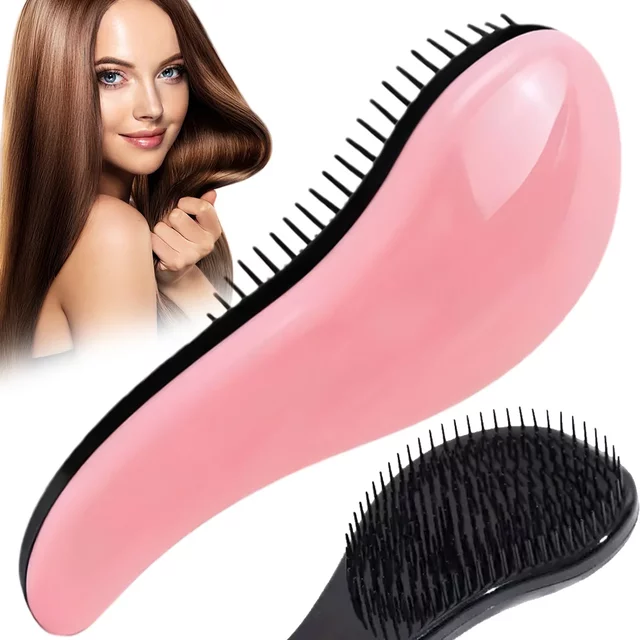 Magic Hairbrush Anti-Tangling Curly Hair Comb Scalp Massage Anti-static Grooming Smooth Soft Brush Wig Salon Hair Styling Tools