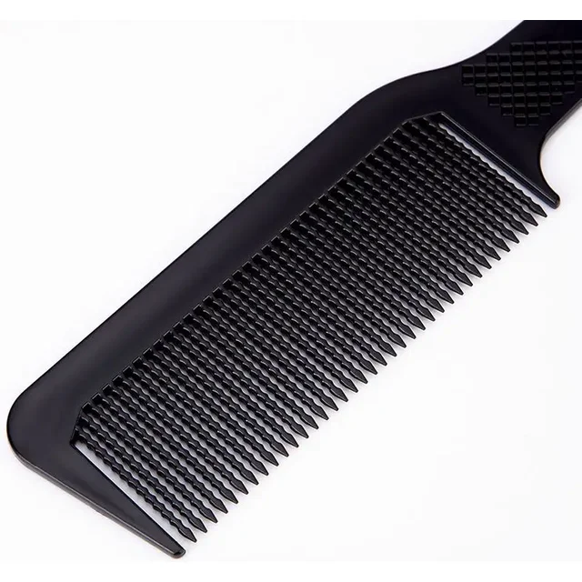 Professional Salon Barber Hair Clipper Accessories Flat Head Cut Comb Anti-static Hair Styling Wide Tooth Men Cut Hair Brush 1pc