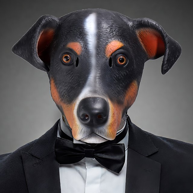 Masque de chien mignon, Cosplay, drôle, grandes oreilles, casque en Latex, Halloween, carnaval, Bar, mascarade, accessoires de Costume de fête