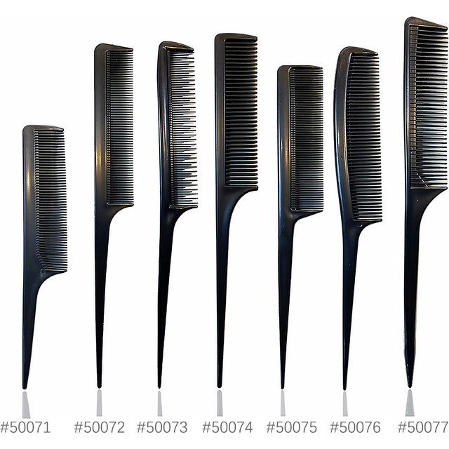 Portable Sharp Tail Comb Hair Style Teasing Hairdressing Hairbrush Pointed Tail Salon Hair Styling Anti-static Comb Hair Brush