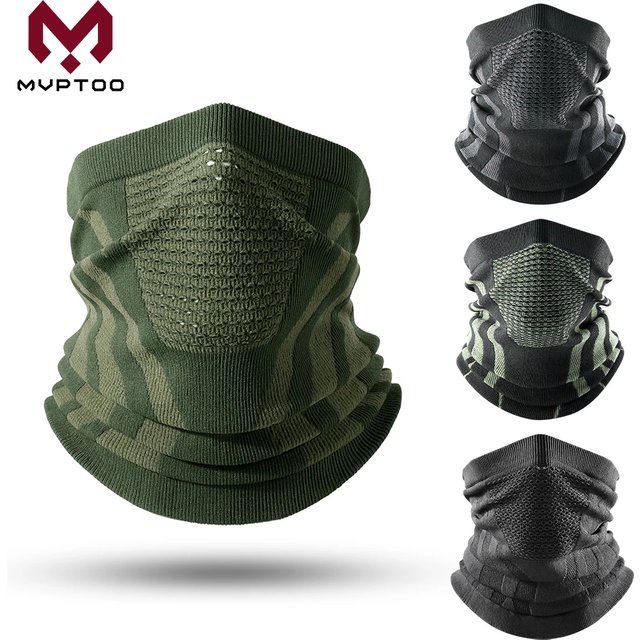 Bandana d'hiver cache-cou guêtre masque facial respirant couverture Ski Sports course randonnée en plein air coupe-vent écharpe doux chapeaux hommes