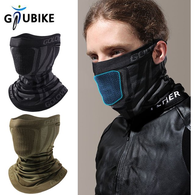 GTUBIKE Motorcycle Mask Winter Half Face Mask Windproof Cycling Snowboard Ski Masks Sport Scarf Neck Gaiter Warm Bicycle Mask