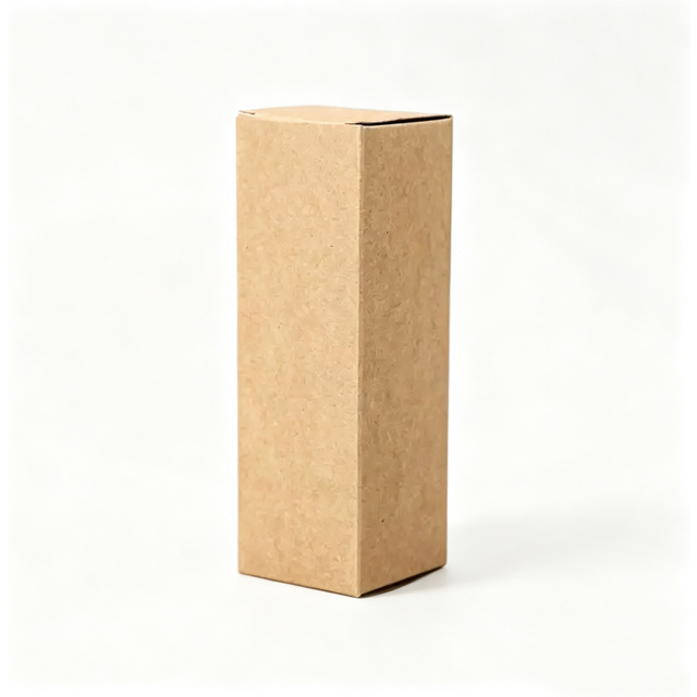 100/500pcs White Black Kraft Paper Tube Cardboard Boxes Essential Oil Bottle Packaging Box Blank Cosmetic Storage Box