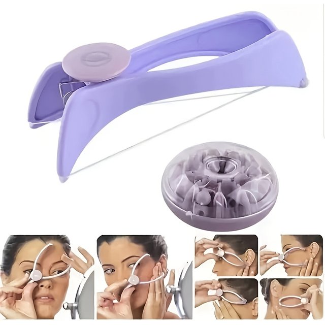 Manual Facial Threading Hair Remover Efficient Cotton Thread Epilator Gentle Skin Safe Face Hair Removal Tweezer Depilatory Tool