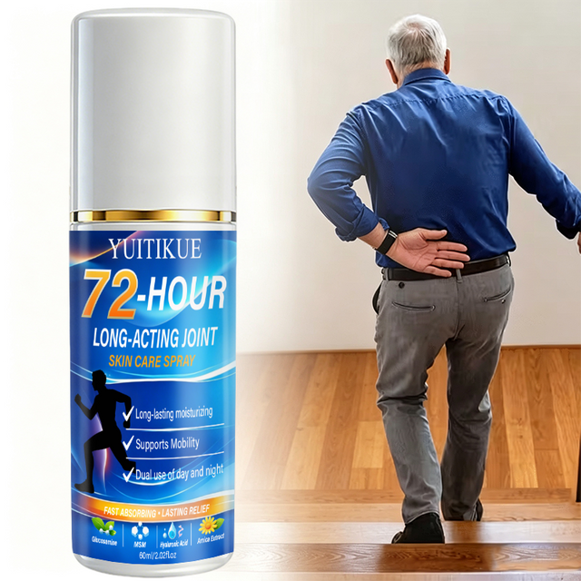 72‑Hour Long‑Acting Joint Skin Care Spray 60ml Fast Absorbing Formula Long Lasting Moisturizing Day & Night Use Body Care Spray