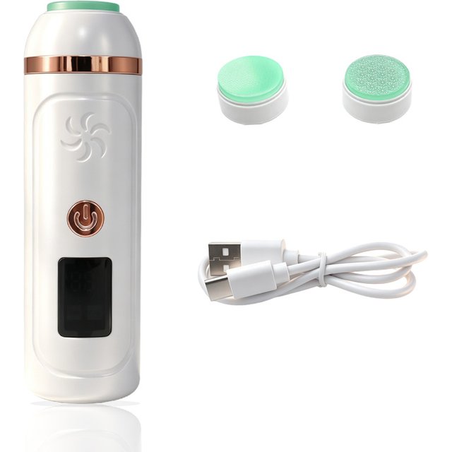 SoftAura 2- Heads Electric Foot Grinder Digital Display Callus Remover Dead Skin Remover Pedicure Foot Care Tool 2026 New
