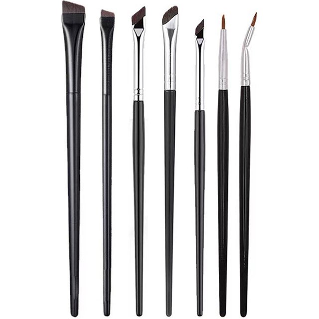Brow Contour Makeup Brushes Eyebrow Eyeliner Brush Professional Super Thin Angled Liner Eye Brush Make Up Tools-New