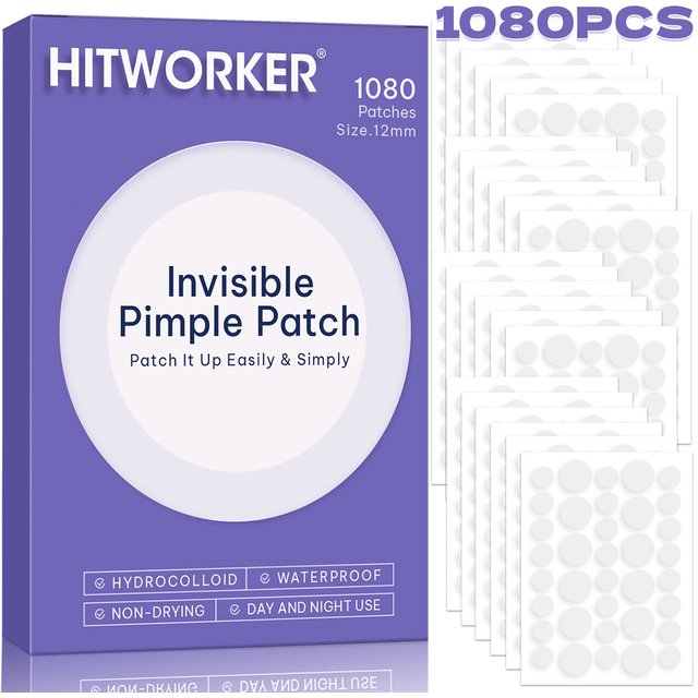Hydrocolloid acne patch facial cleansing care essence, tool accessory, invisible and waterproof, suitable for all skin types