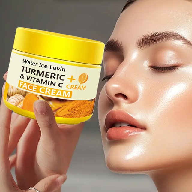 Turmeric & Vitamin C Face Cream, Hydrates, Revitalizes, Boosts Youthful Glow, Protects Skin for Energetic Appearance