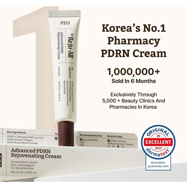 PD3 ‑ PDRN Salmon Extract Radiant Repair Face Cream Lasting Moisturizing&Deep Hydrating Improve Skin Elasticity Korean Skin Care