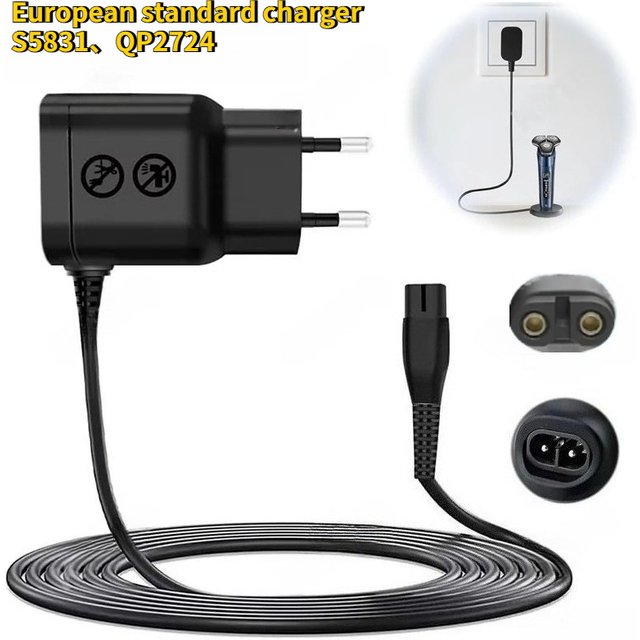 4.3V Charger Compatible for Philips Norelco OneBlade QP2520 QP2620 QP2515 QP2510 MG3730 MG3720 MG3710 Electric Shaver