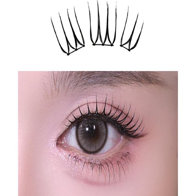 Fashion Korean Style Lash extenstions U Shape wispy False Eyelashes 10 Pairs Natural Dramatic Volume Daily Makeup fake eyelashes