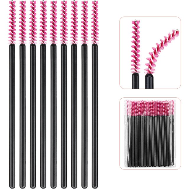50pc Disposable Eyelash Makeup Brush Mascara Wands Micro Brushes Cosmetics Microbrush Eyebrow Applicator Lash Extension Supplies