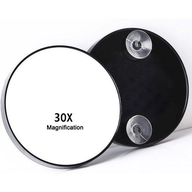 HOMakeup-Miroir de grossissement avec ventouse, grossissement des points noirs, compact, élimine