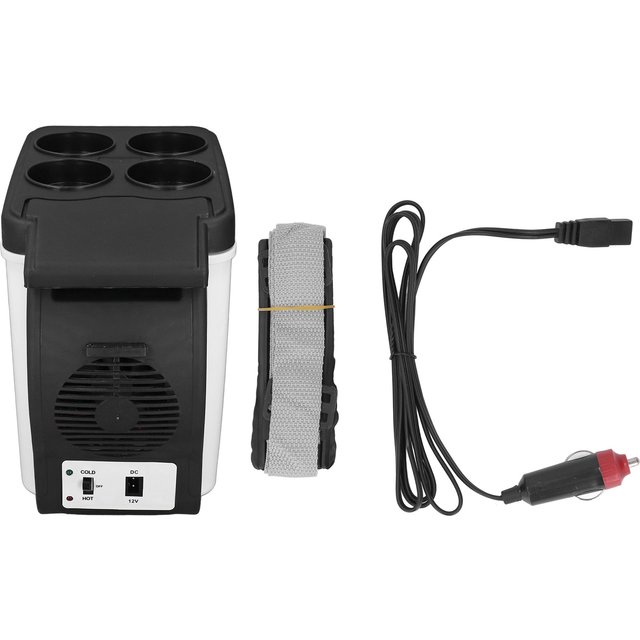 Portable Refrigerator 12V Car Refrigerator 37W Fridge 6L Low Noise Portable Medicine Box Cosmetic Refrigerator for Food