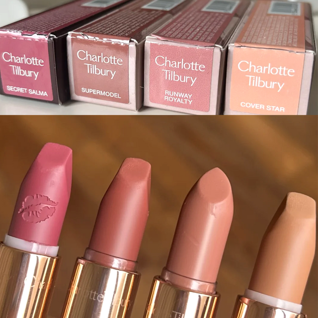Charlotte Tilbury Lipstick Matte Misty Feeling Lip Gloss Small Metal Tube Female Kiss Mark Skin Whitening Rosy Show Complexion