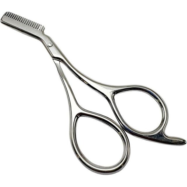 Stainless Steel Eyebrow Scissors With Comb Precision Shaping & Grooming Facial Hair Grooming Tool Perfect Face Care Tool