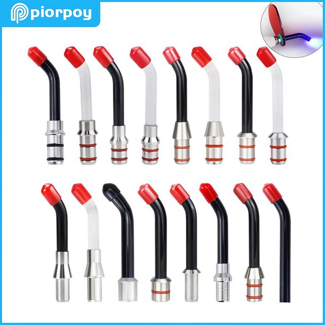 PIORPOY Dental Tool Universal Dental LED Curing Light Guide Tips For Dental Cure Lamp Optical Fiber Rod Tips Teeth Whitening