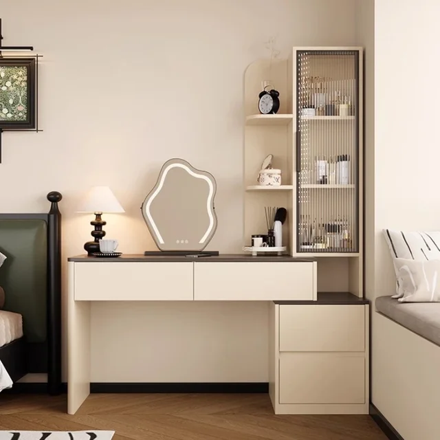 Vanities Luxury Modern Dresser Storage Cabinet Makeup Table Display Stand Vanitys Dressing Table Makeup Vanity Makeup Desk
