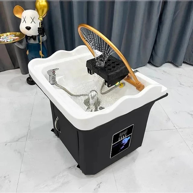 Tête Spa shampooing chaise Salon de coiffure Portable petite Station de lavage des cheveux chaise