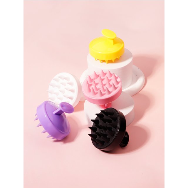 1PCS scalp massager shampoo brush, scalp cleaning brush, silicone, for dandruff removal, hair growth brush