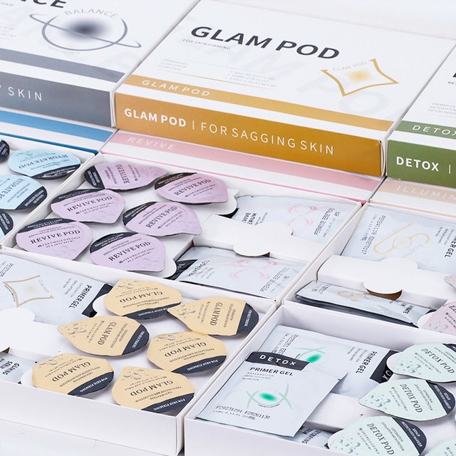 Glam Pod pour Aqua Machine faciale dosettes de CO2 pour bulle Machine de beauté du visage bulle