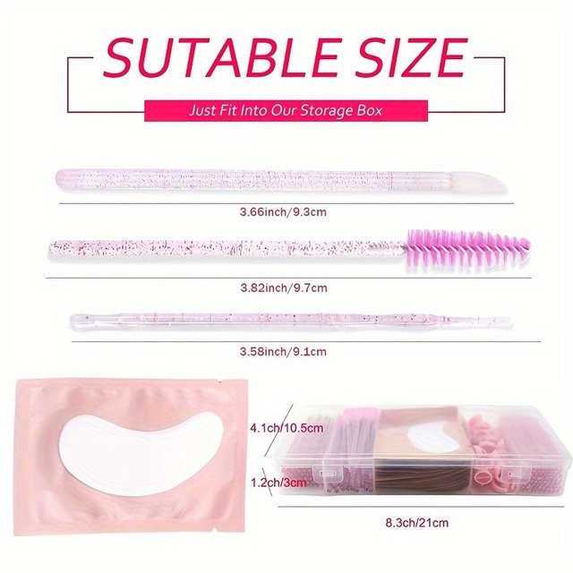 130 pcs Set Glue Tweezer Organizer Makeup With Cover Rectangle Vertical 5 Grid Eyelash Extension Tool Storage Box Holder Makeup
