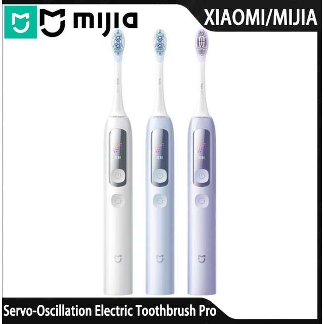 MIJIA Smart Servo-Oscillation Electric Toothbrush Pro,180-day long battery life,IPX8 Waterproof & Travel Lock,App Control