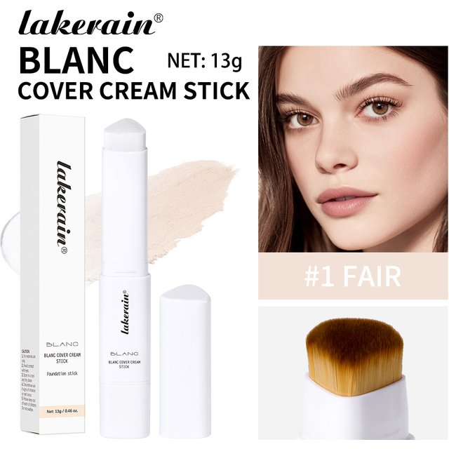 BLANCCOVER CREAM STICK Triangle Color Changing Foundation Stick Lightweight Fit Base Makeup