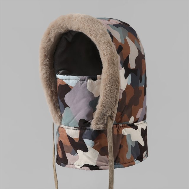 Équipement chaud pour véhicule électrique de cyclisme d'hiver, masque facial coupe-vent, chauffe-cou, chapeau en coton épais
