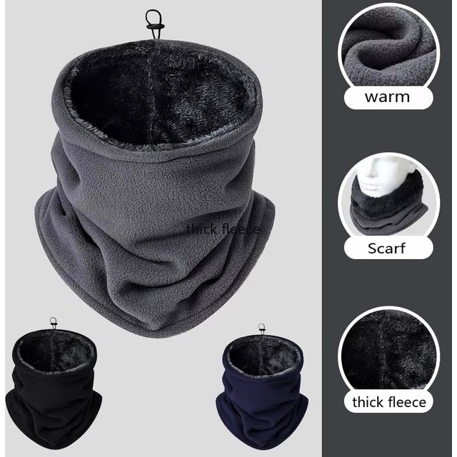 Winter MotorcycleWarm Mask Men Women Fleece Neck Outdoor Warmer Windproof Scarf Camping Hiking Balaclava Cycling Face Mask