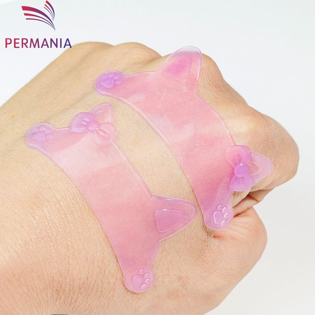 Permania New Sticky Lash Perm Pads Softening Lifting Lashes Rod Shield Self-Adhesive 3D Eyelash Curler Accessories Makeup Tool