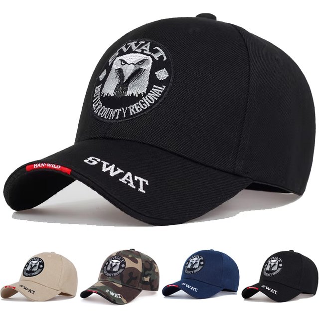 Unisex Eagle Embroidery Baseball Caps Outdoor Adjustable Spring and Autumn Casual Sunscreen Hat
