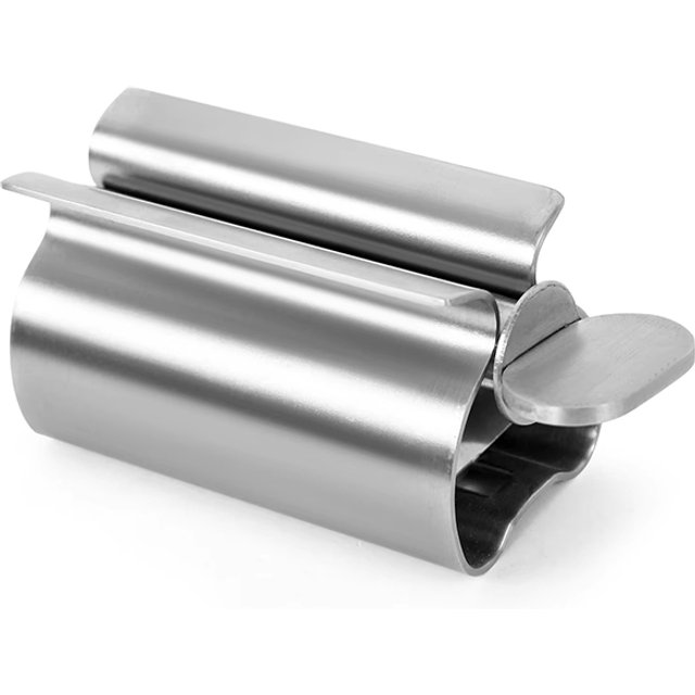 Bathroom Accessories Toothpaste Squeezer Tube Roller Stainless Steel Wringer Roller Rotate Dispenser for Ointments Cosmetics