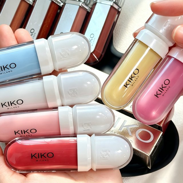 Fashion 3D Kiko Lip Gloss Liquid Lip Glaze Transparent Lipgloss Mirror Lipstick Nourishing Glossy Full Lips Not Fading Makeup
