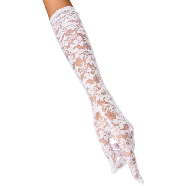 Women's Lace Gloves Thin Summer Sunscreen Gloves Bridal Wedding Dresses Black White Red Color Simple Girl Lace Sweet Sexy Gloves