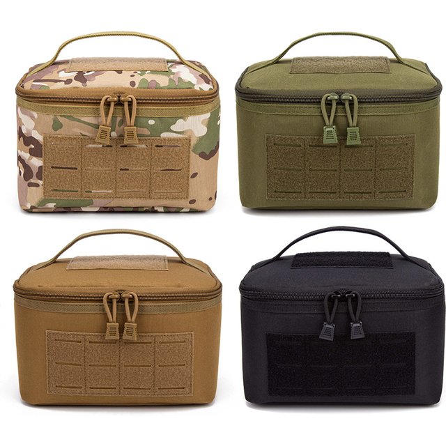 Sac de transport portable pour cartouches de fusil, pochettes pour munitions de pistolet, boîte à munitions pour la chasse en extérieur, le tir, le rangement de balles, sac à main EDC