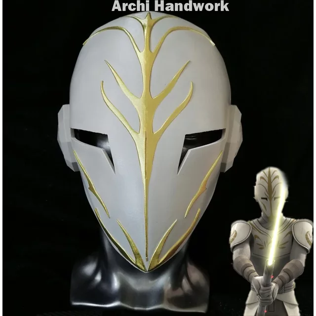 Archi travail manuel Jedi Temple garde masque Alien masque facial mascarade Halloween Cosplay