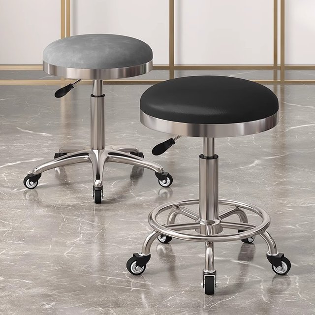 Beauty Salon Stools Makeup Chair Swivel Chair Barber Chair Rotating Lift Hairdressing Bench Round Stool Home