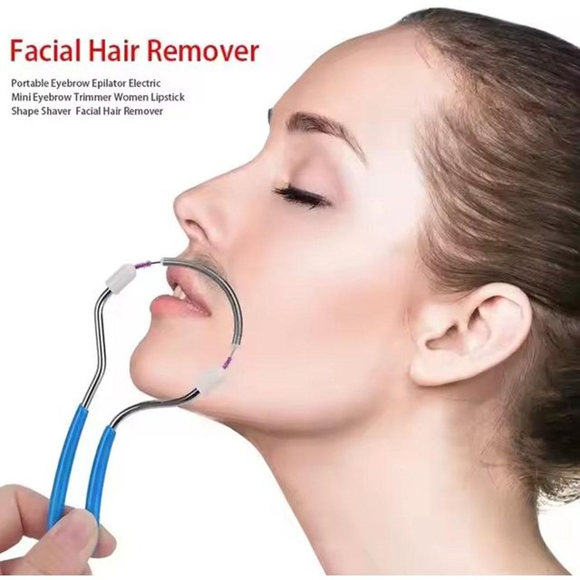 Safe Handheld Spring Roller Women Facial Hair Removal Epilator Roller Epilator Remover Massager Facial Hair Face Beauty Car M9T3