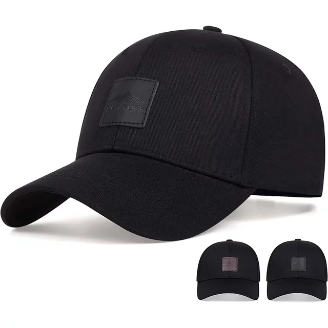 Unisex NEW York Leather Label Baseball Caps Outdoor Adjustable Spring and Autumn Casual Sunscreen Hat