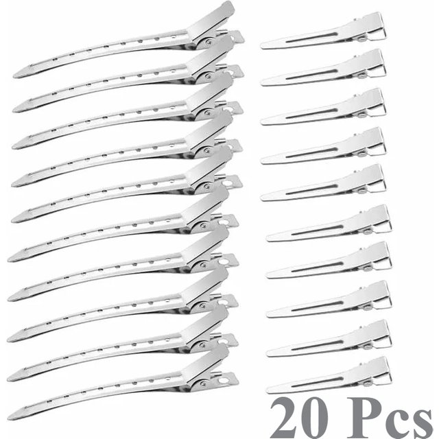 20/10Pcs Professional Ladies Salon Fixed Hair No Bend Hair Pin Curl Hairclips Makeup No Crease Hair Clip Hairdress Styling Tools