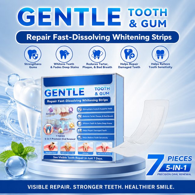 Teeth Whitening Strips Fast Results 7days,Remove Plaque Stain Enamel Safe For Coffee, Tea & Smoking Stains Oral Care