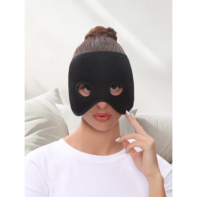 Electrically Heated Head Facial Paralysis Hot Pack Massage Mask Face Aftermath Recovery Instrument Face Spasm Crooked Mouth
