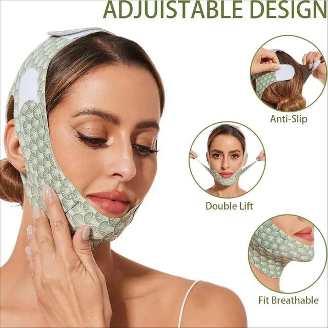 Women Face Lifting Belt Face Slimming Bandage V Line Shaper Chin Cheek Lift Up Anti Wrinkle Facial Mask Beauty Skin Care Tools